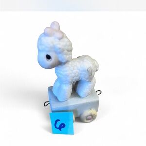 Precious Moments birthday train-‘happy birthday little Lamb Figurine-age 1